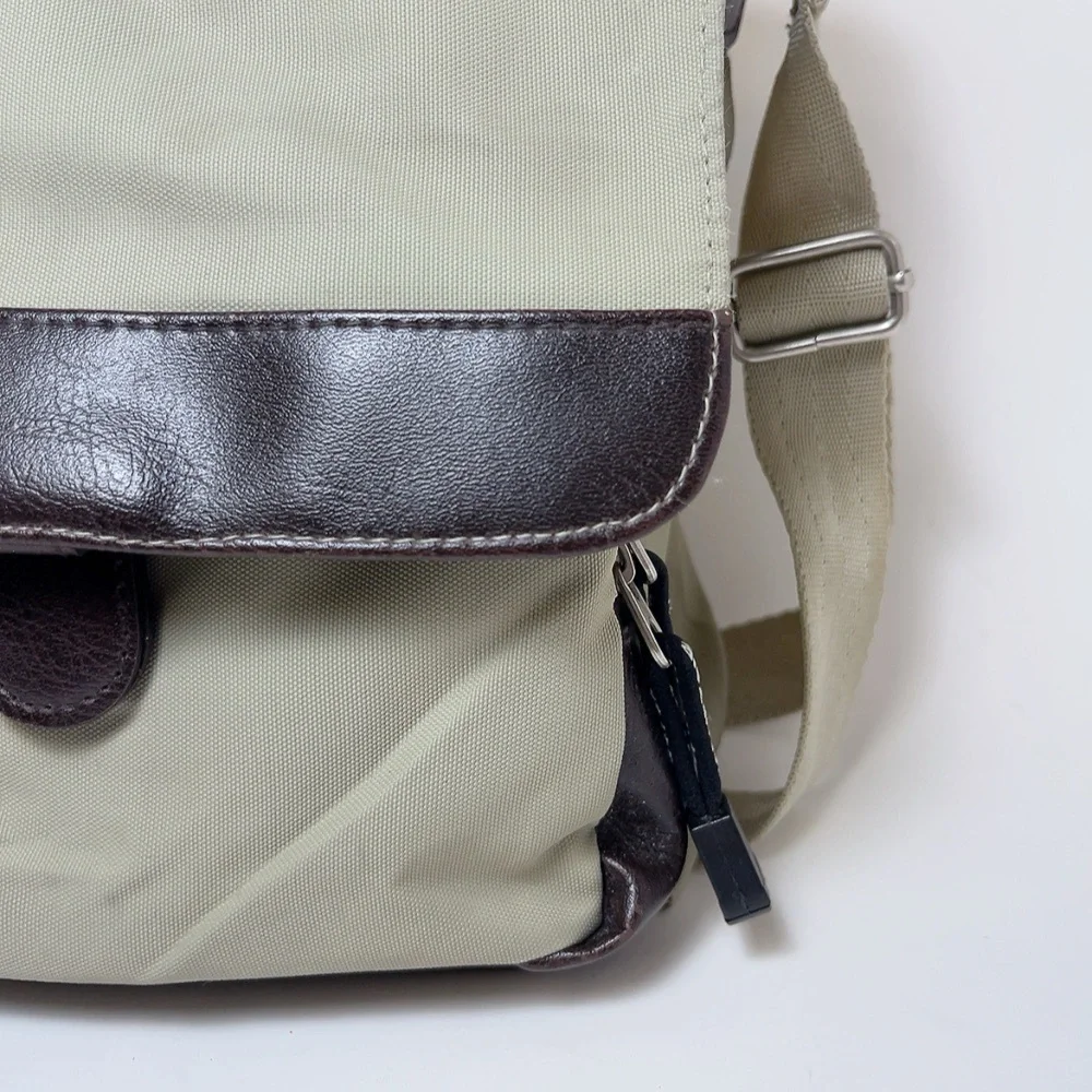 Derek Alexander Unisex Half Flap Front Organizer Crossbody Bag